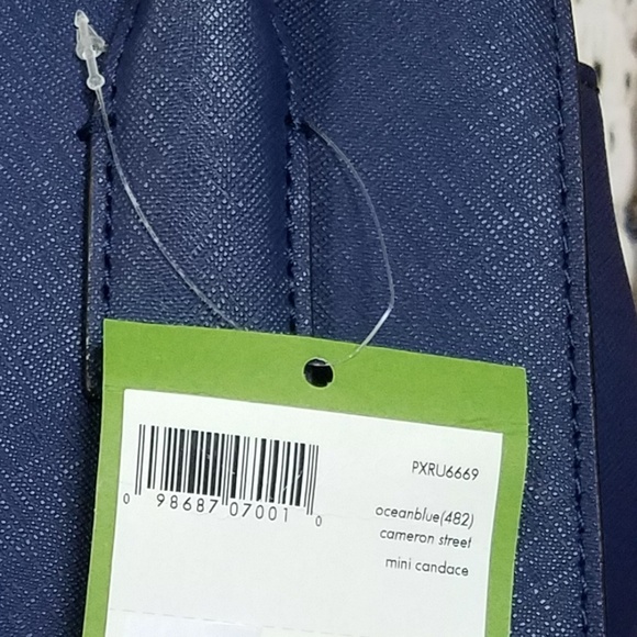 Cameron street MINI candace ocean blue satchel - Picture 6 of 7